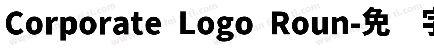Corporate Logo Roun字体转换
